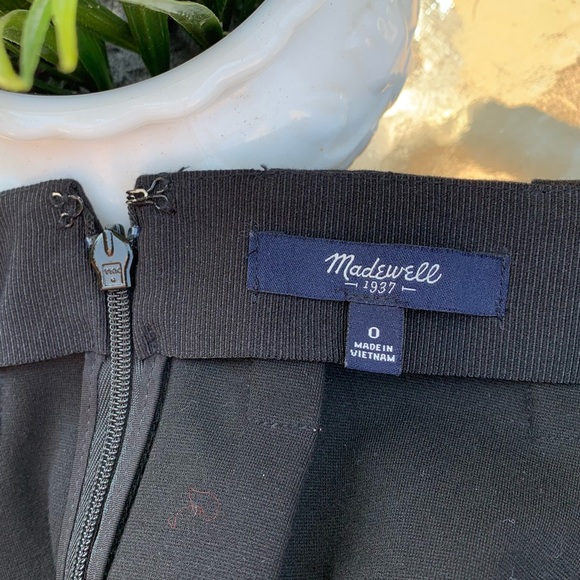 Madewell Bistro Pleated Black Mini Skirt B5459 - Picture 14 of 15